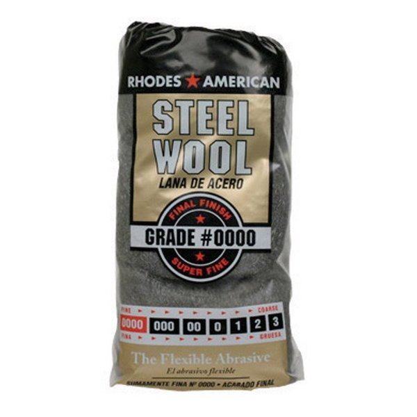 Rhodes American Steel Wool Pad#0000 12Pk 10120000